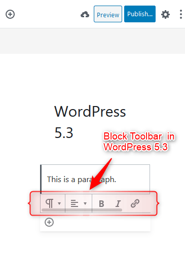Block Toolbar on Mobile Devices before WordPress 5.4 Update